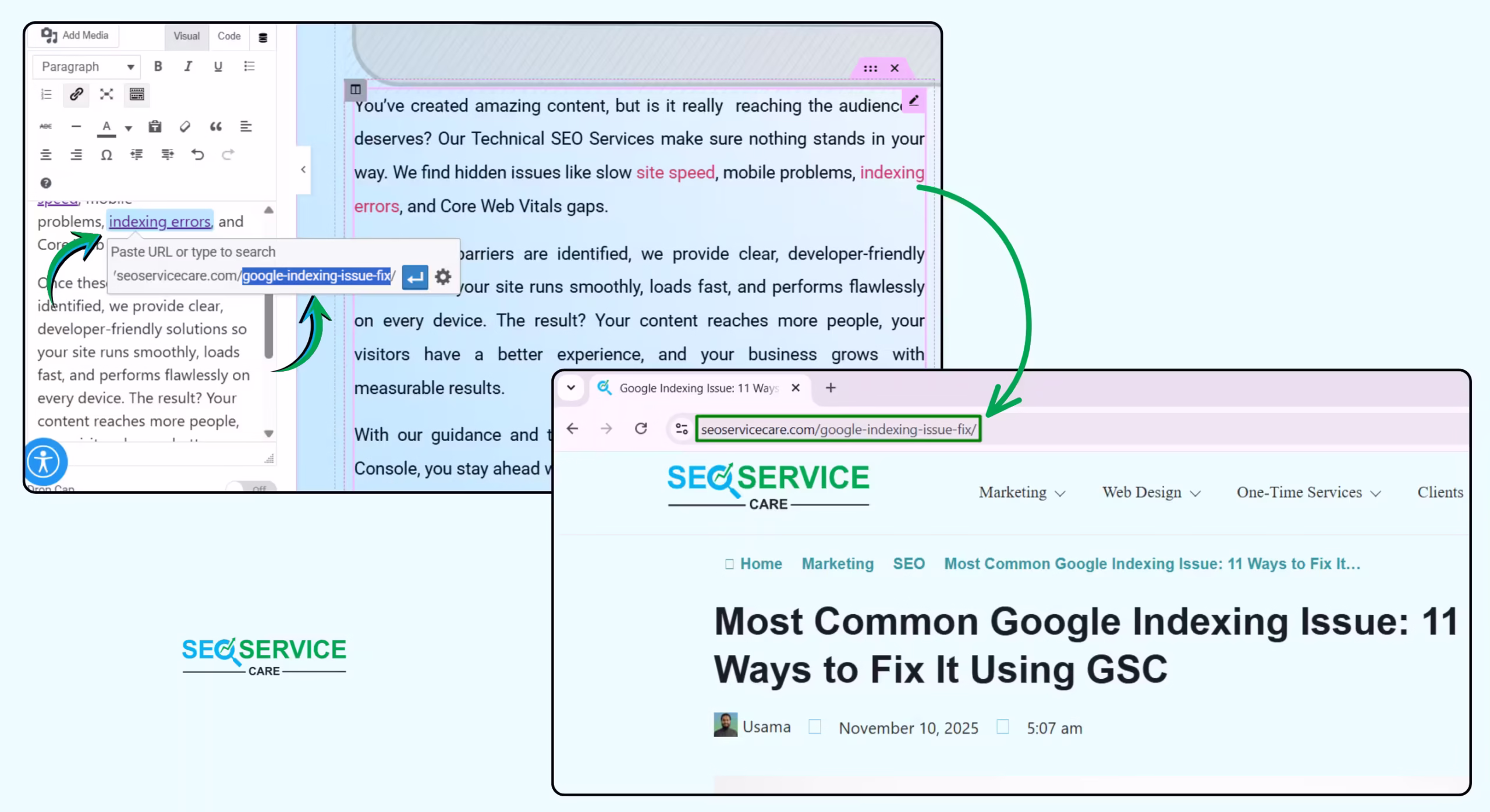 fix 404 error: after result