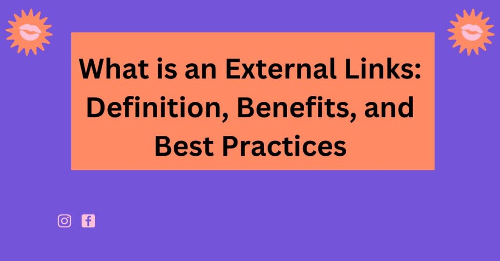 What is an External Links