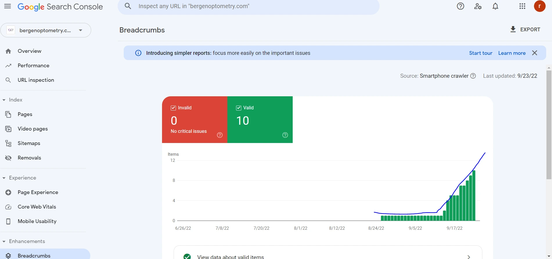 Breadcrumbs issue fixed